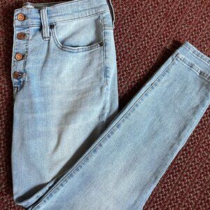 J CREW 9" High Rise Toothpick Jeans